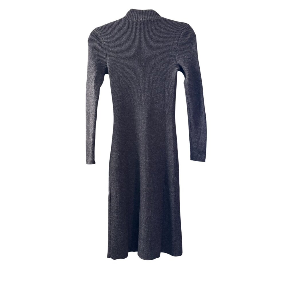 Lauren Ralph Lauren Petite Ribbed Wool-Blend Long-Sleeve Mock Neck Sweater Dress